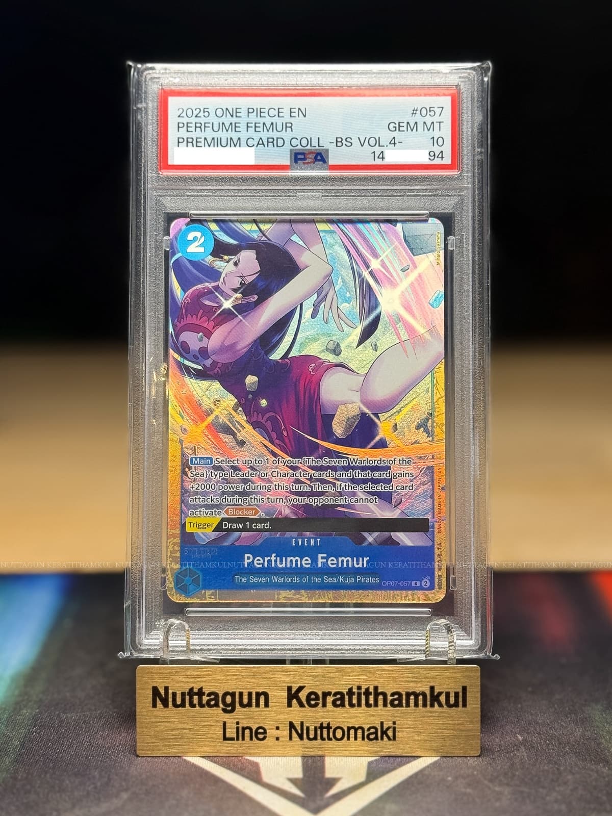 Perfume Femur Best Selection Vol. 4 OP07-057 One Piece Foil PSA 10