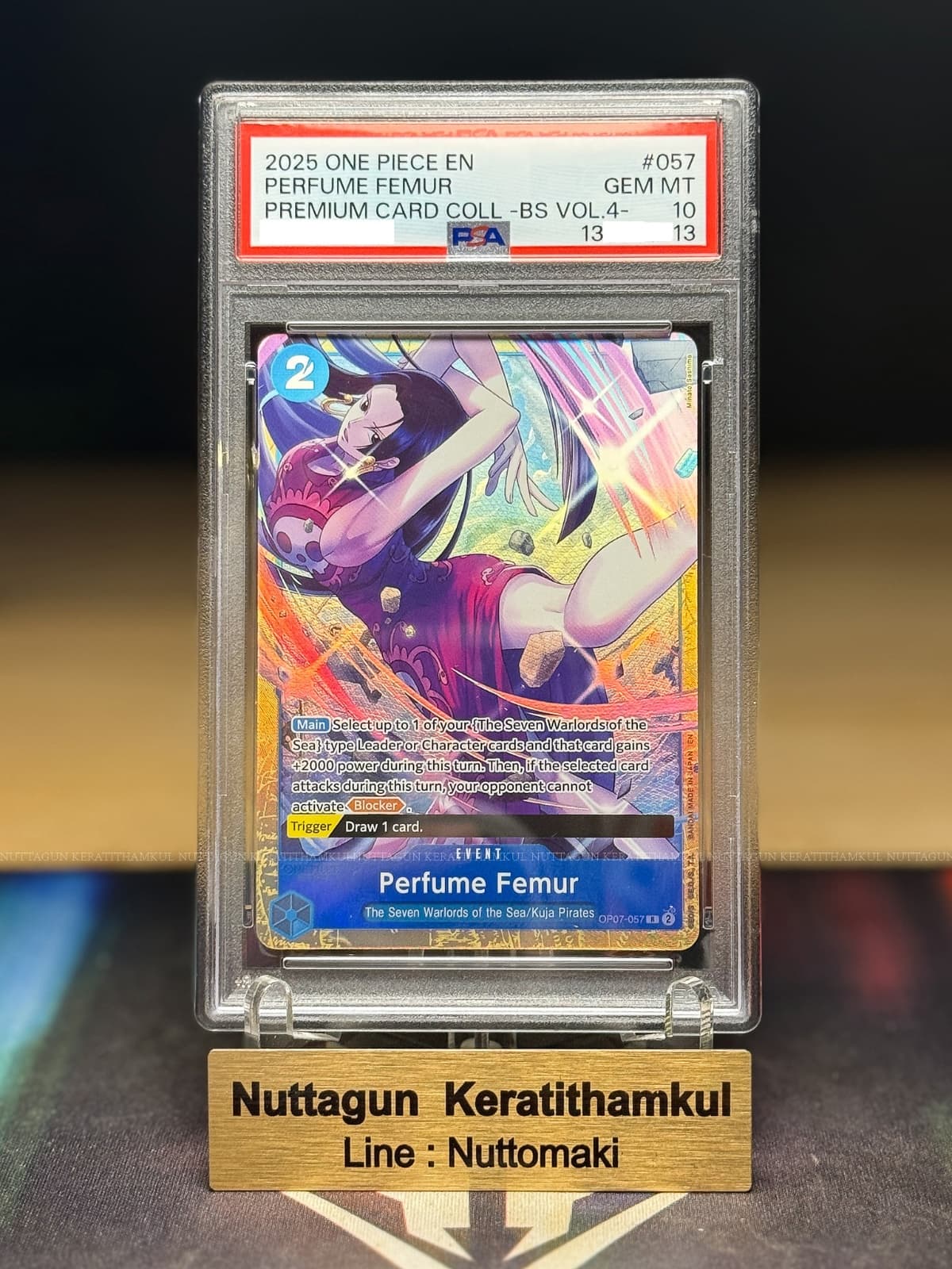 Perfume Femur Best Selection Vol. 4 OP07-057 One Piece Foil PSA 10